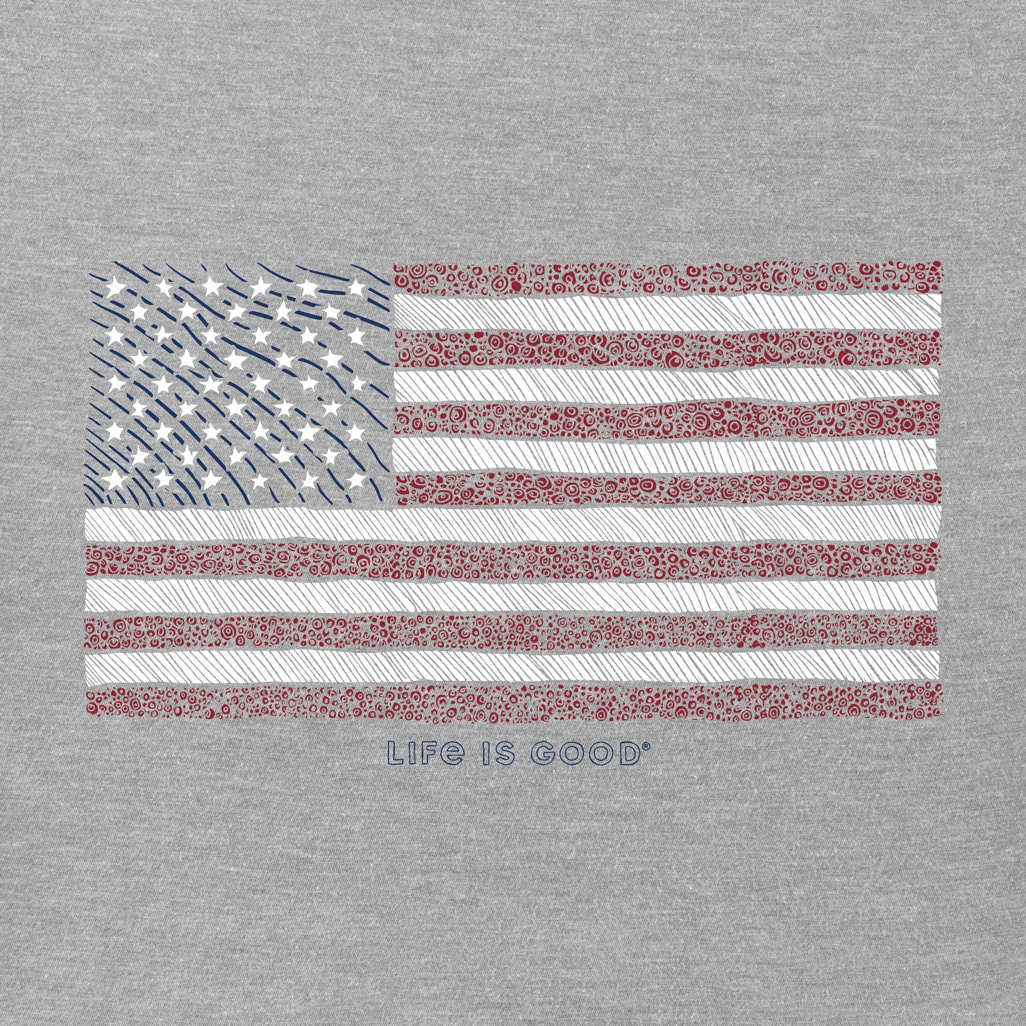 Men's Yankee Doodle Flag Short Sleeve Tee