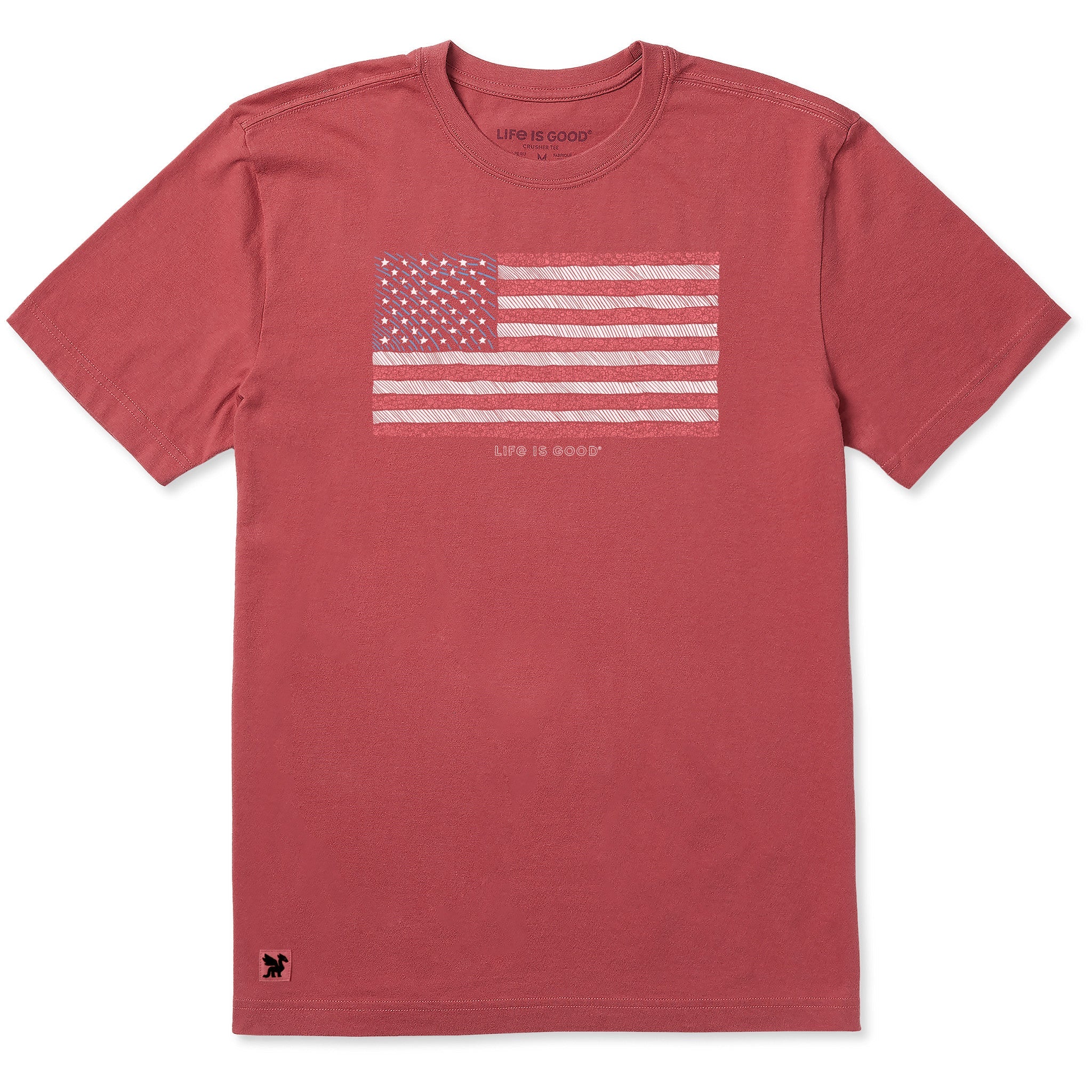 Men's Yankee Doodle Flag Short Sleeve Tee