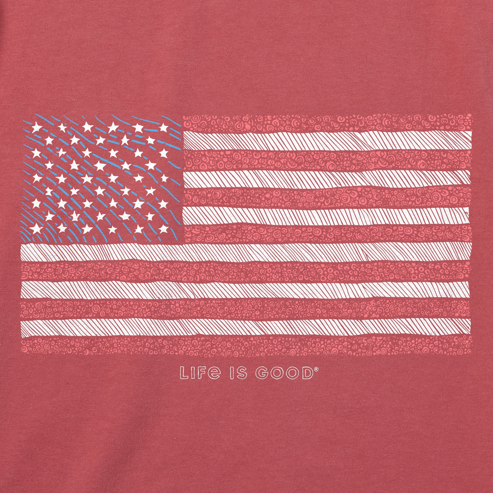 Men's Yankee Doodle Flag Short Sleeve Tee