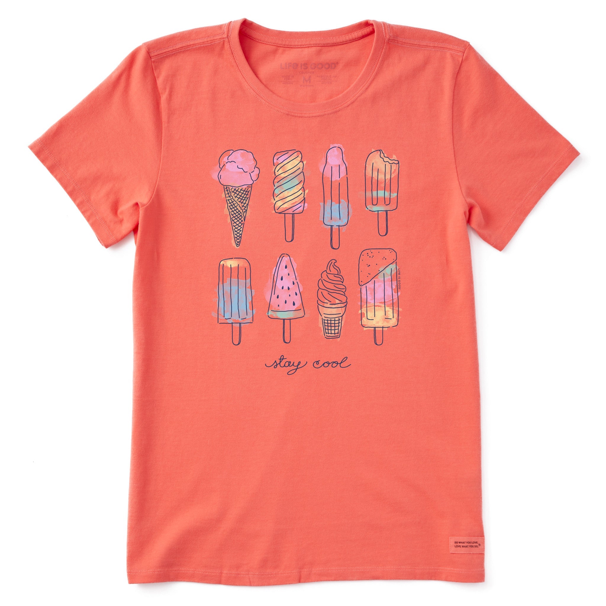 Women's Ice Cream & Popsicles Short Sleeve Tee
