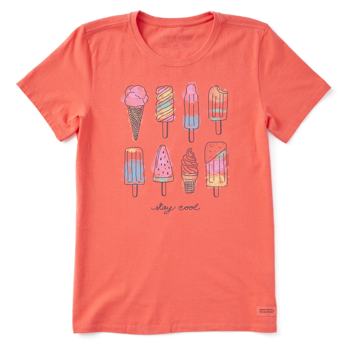 Women's Ice Cream & Popsicles Short Sleeve Tee