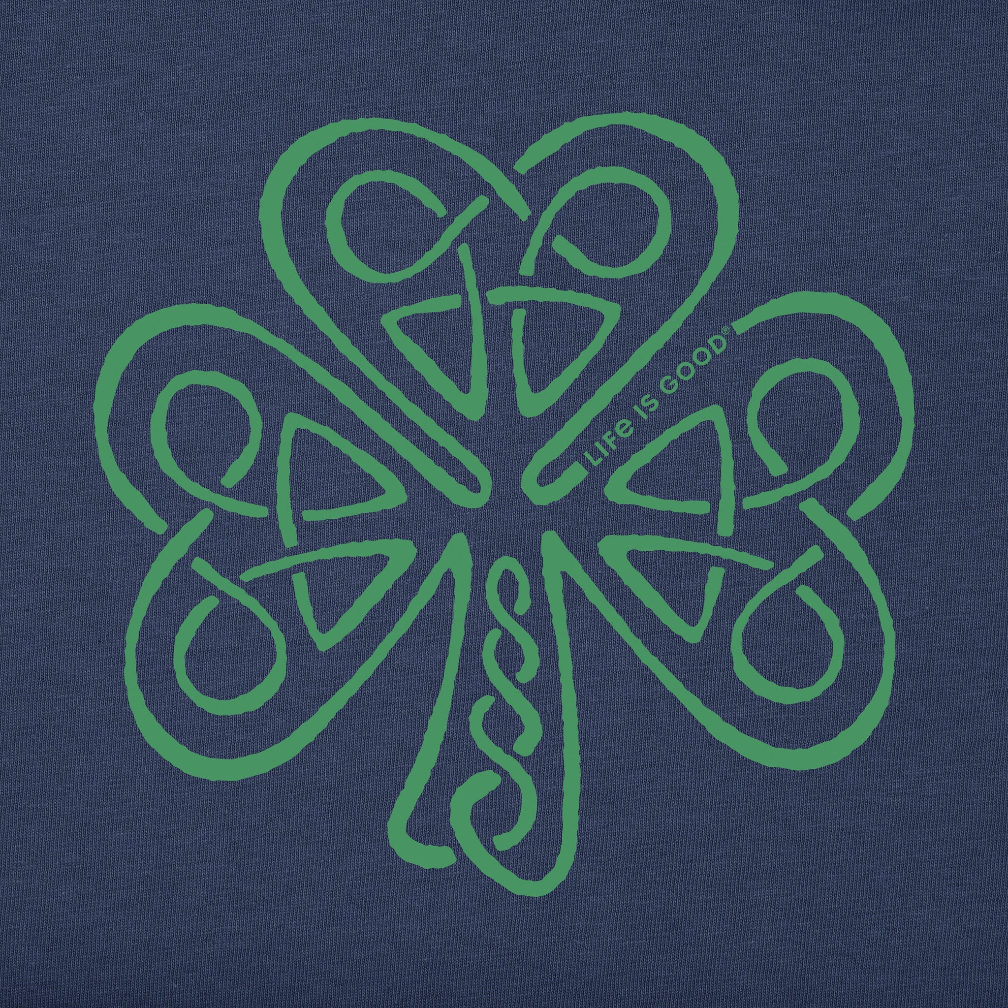 Men's Tribal Loop Shamrock Short Sleeve Crusher Tee