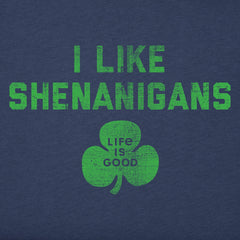 Men's I Like Shenanigans Short Sleeve Crusher Tee