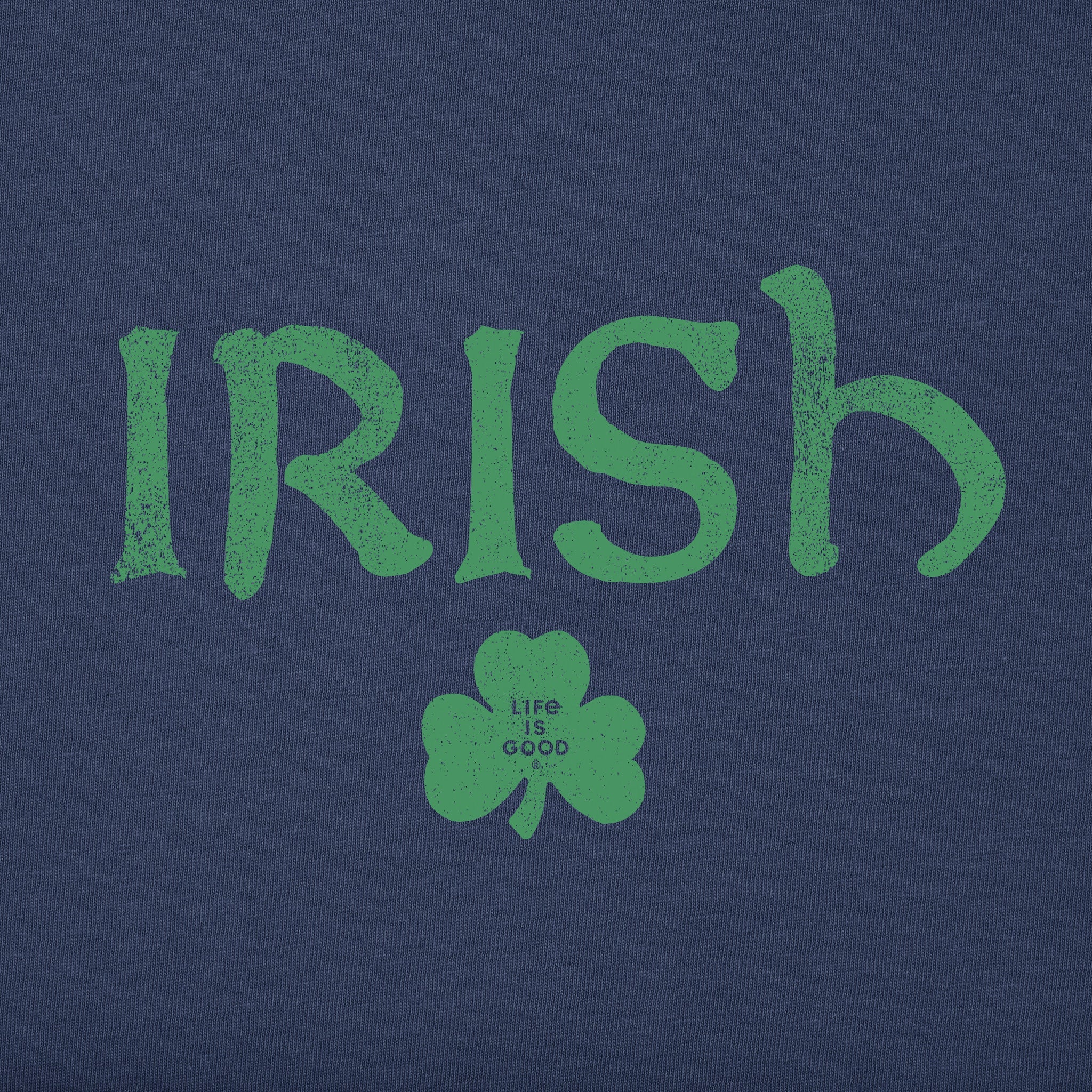Men's Irish Clover 2 Long Sleeve Crusher Tee