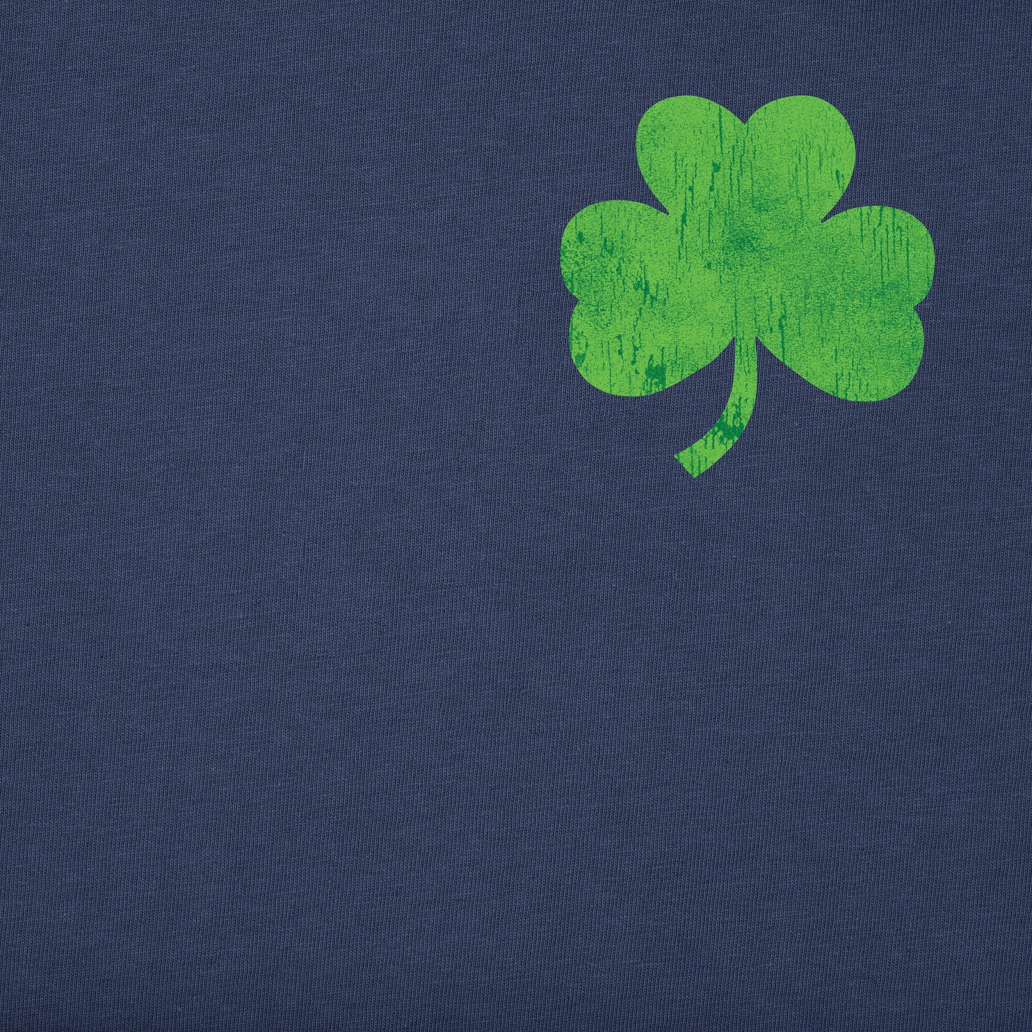 Men's Life is Good Bold Shamrock Long Sleeve Crusher Tee