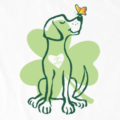 Women's Irish Spring Clover Dog Short Sleeve Crusher Tee