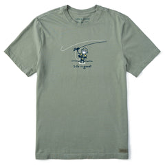 Men's Jake Cast Fish Short Sleeve Crusher Tee