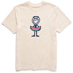 Men's Jake Watermelon Short Sleeve Crusher Tee
