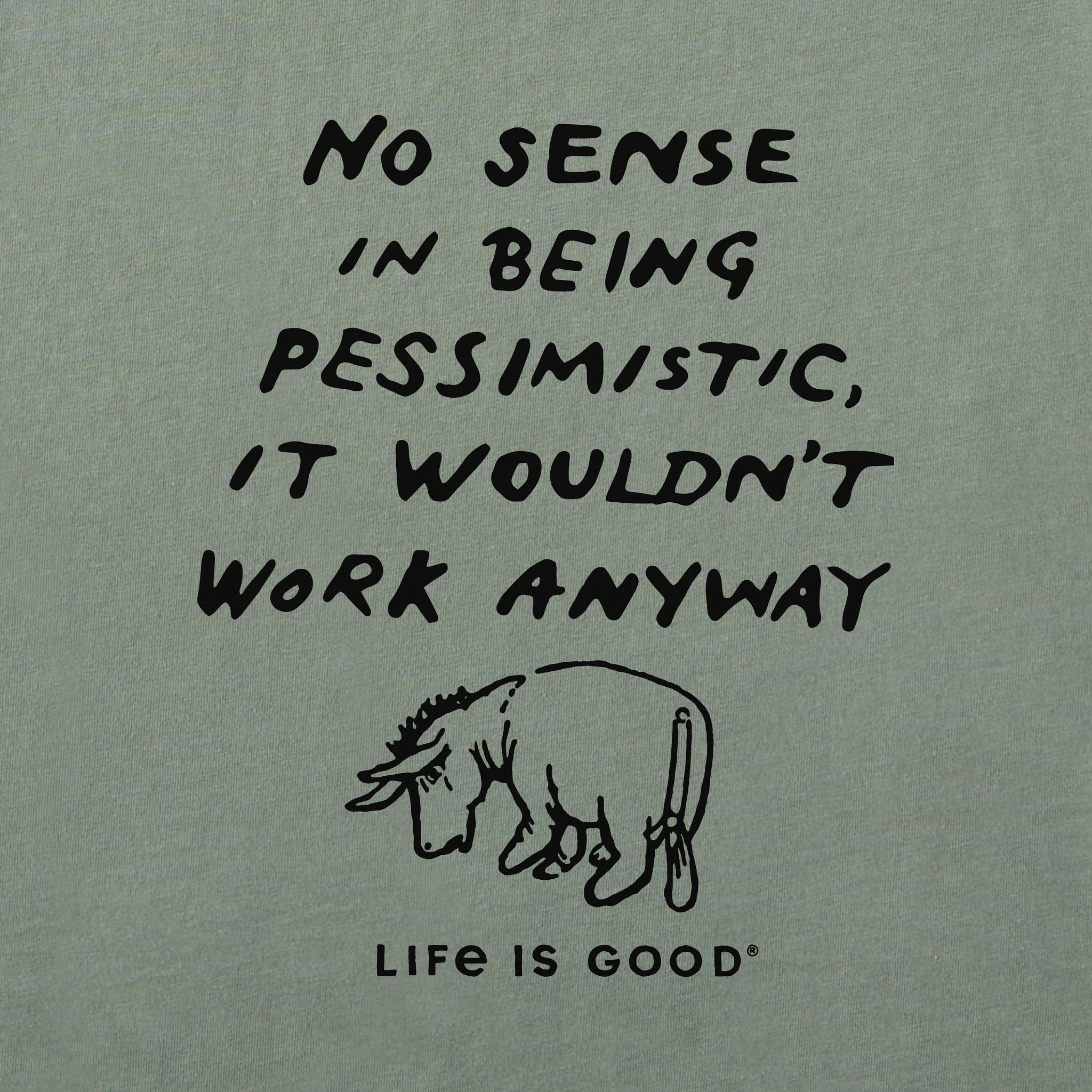 Men's E No Sense Long Sleeve Crusher Tee