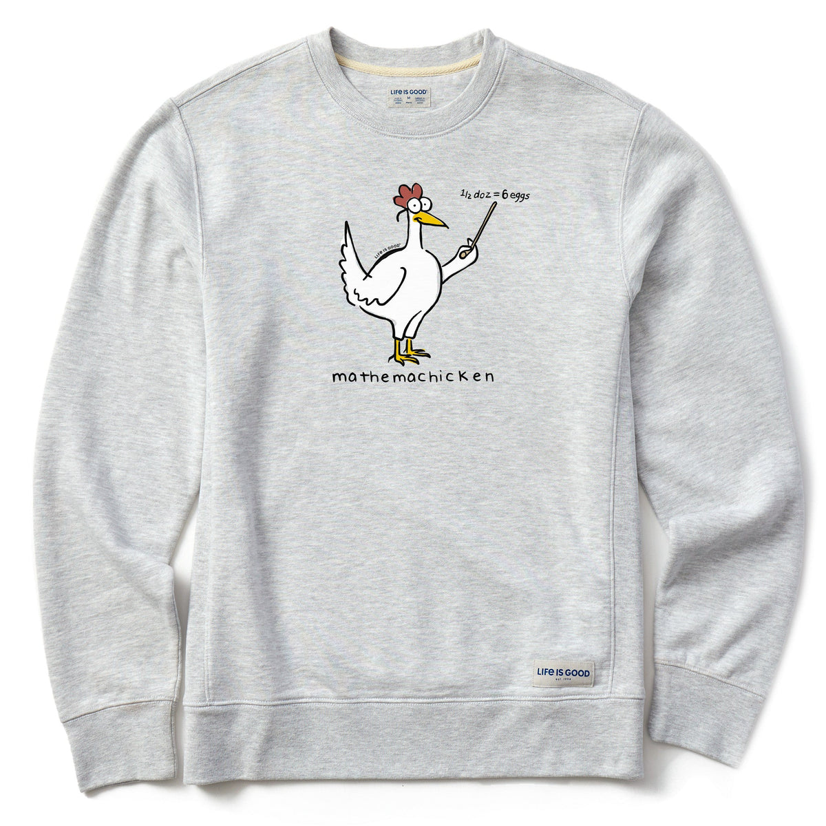 Men's Mathemachicken Simply True Crew