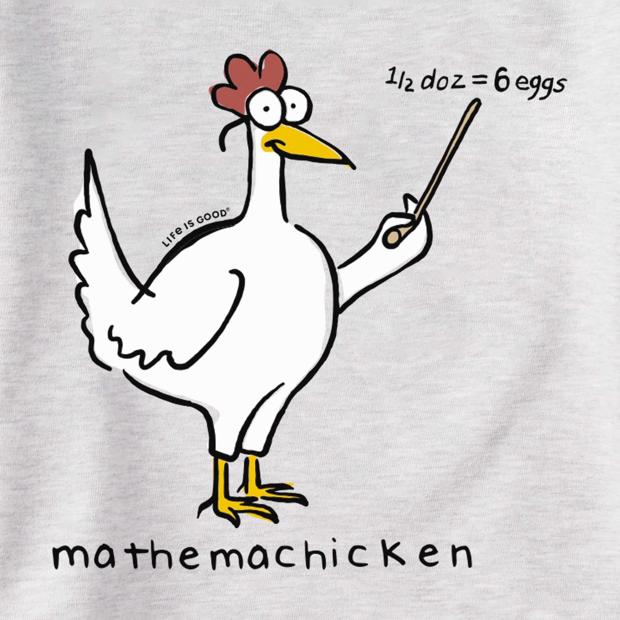 Men's Mathemachicken Simply True Crew