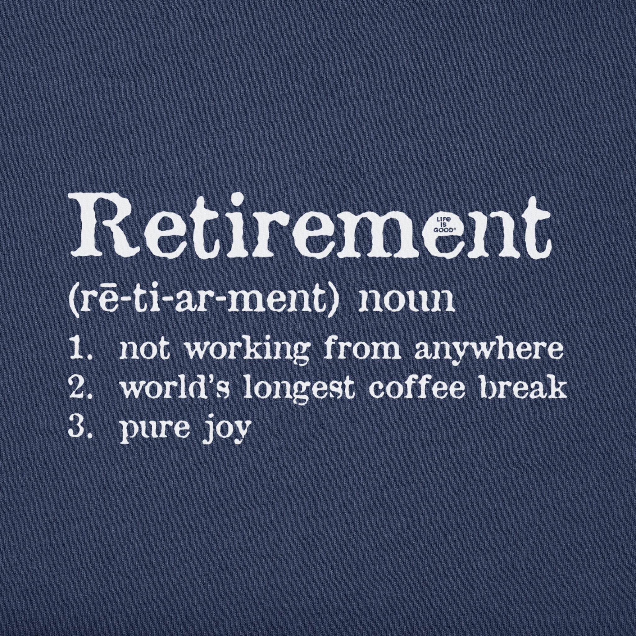 Men's Retirement Defined Long Sleeve Crusher Tee