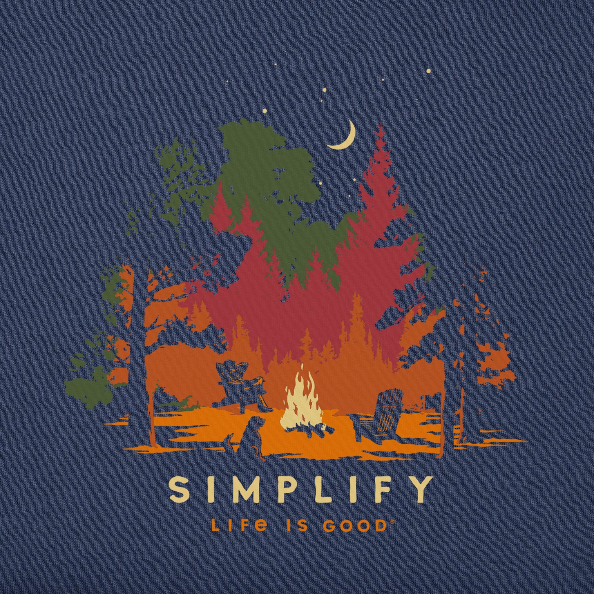 Men's Simplify Campfire Long Sleeve Crusher Tee