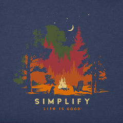 Men's Simplify Campfire Long Sleeve Crusher Tee