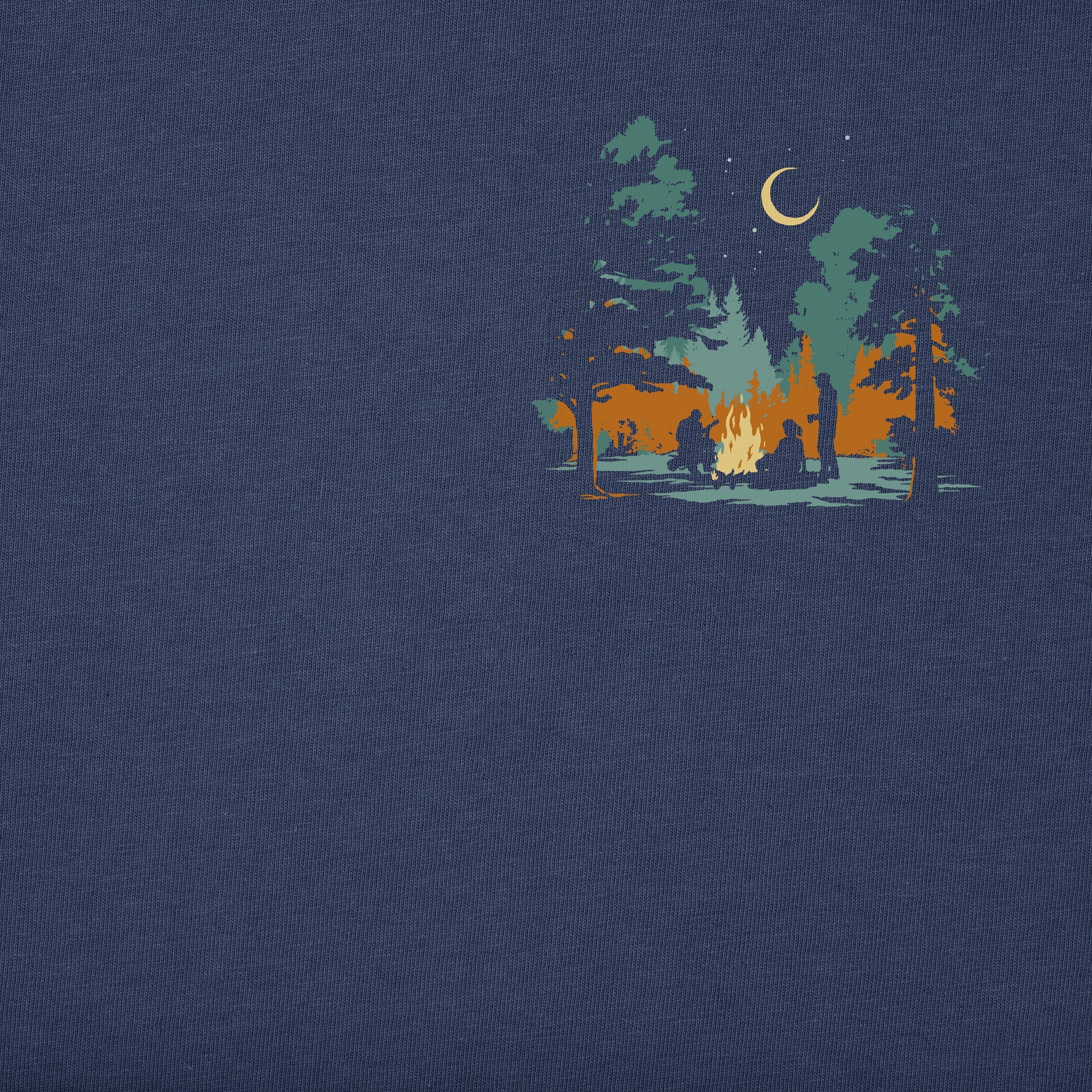 Men's Log On Campfire Long Sleeve Crusher Tee