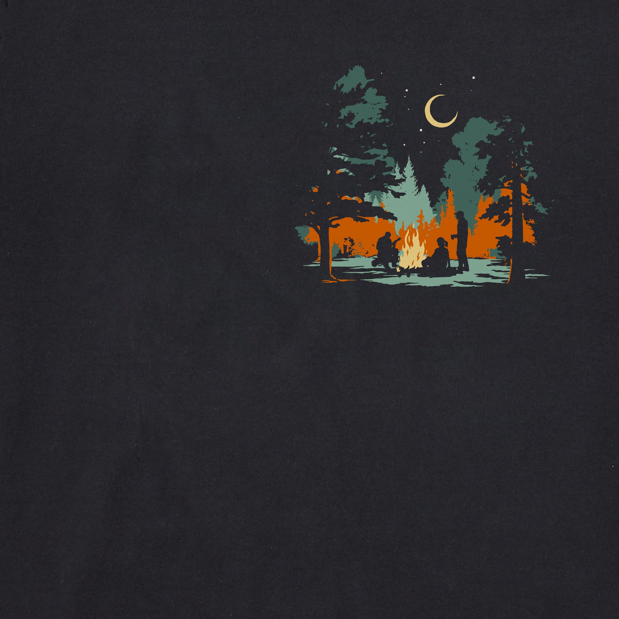 Men's Log On Campfire Long Sleeve Crusher Tee