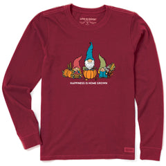 Women's Gnome Home Grown Long Sleeve Crusher Tee