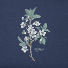 Women's Antique Plum Blossom Painting Short Sleeve Crusher Vee