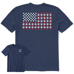 Men's Football Icon Flag Short Sleeve Tee