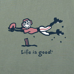 Men's Jake Football Flay Short Sleeve Tee