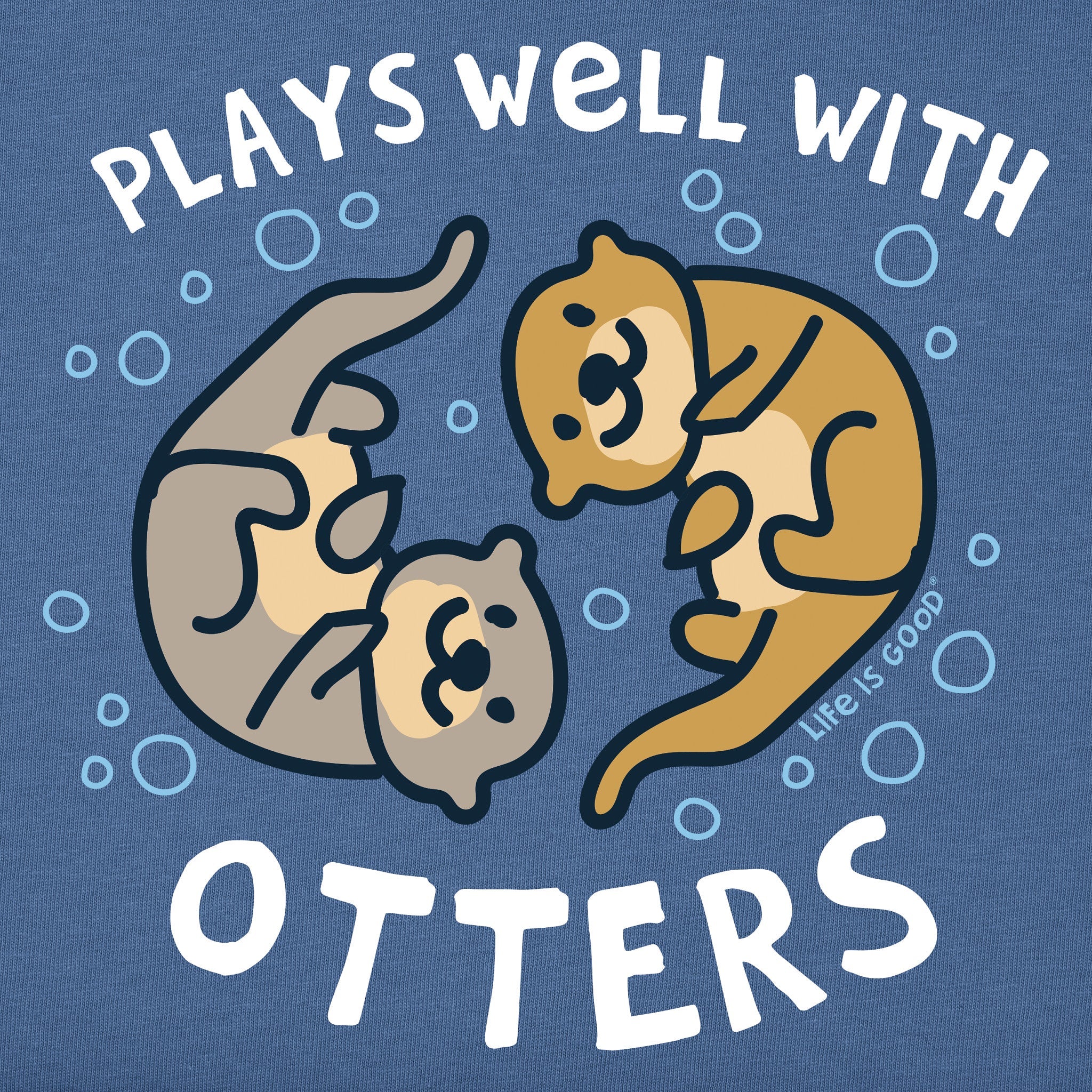 Men's Plays Well With Otters Short Sleeve Tee
