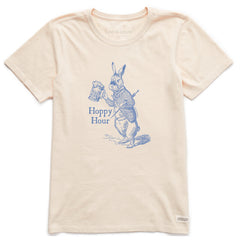 Women's Hoppy Hour Rabbit Short Sleeve Tee