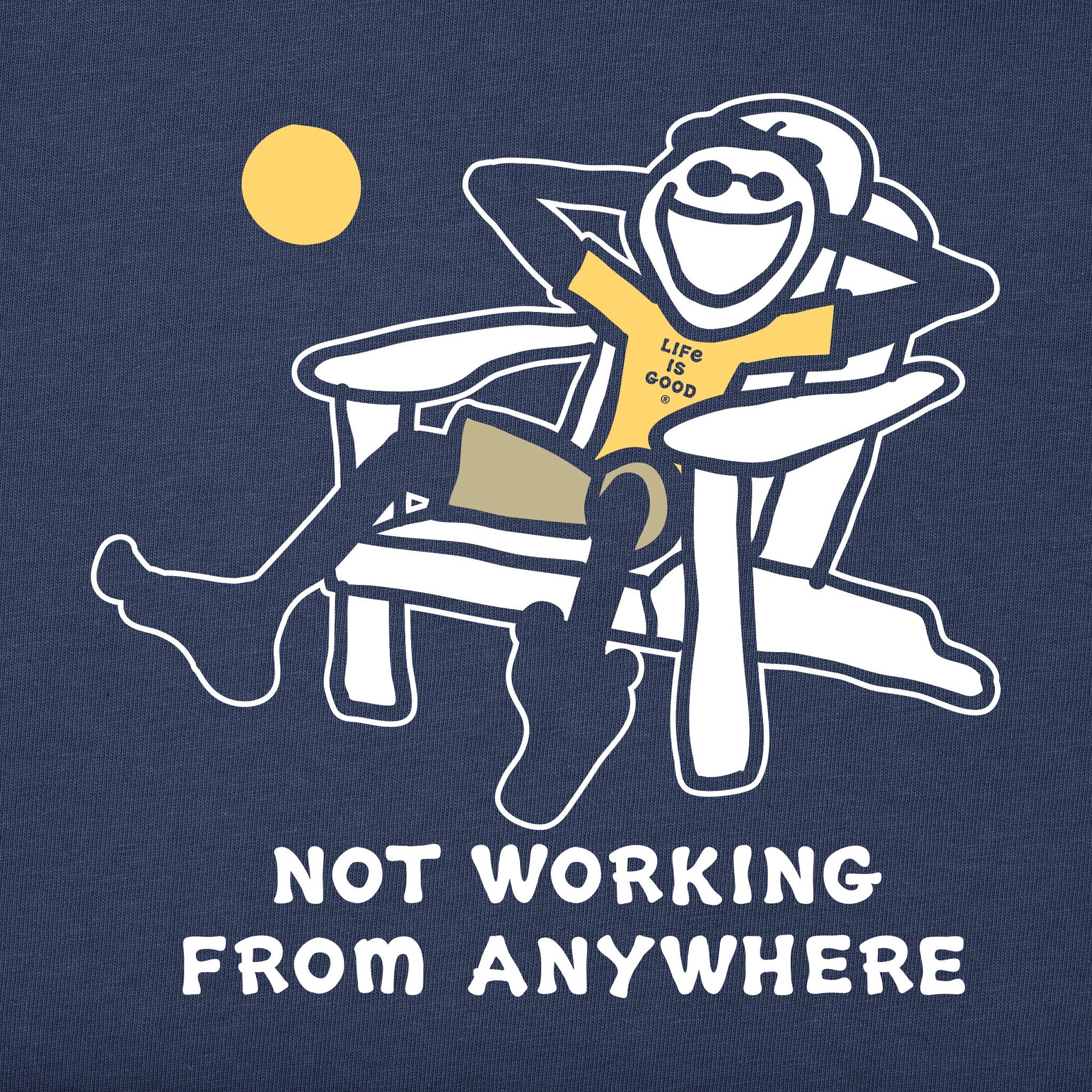 Men's Jake Not Working Adirondack Short Sleeve Tee