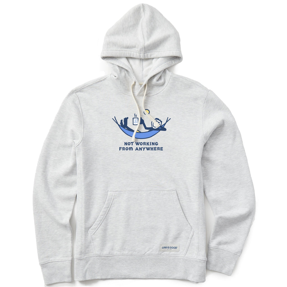 Men's Not Working Hammock Simply True Fleece Hoodie
