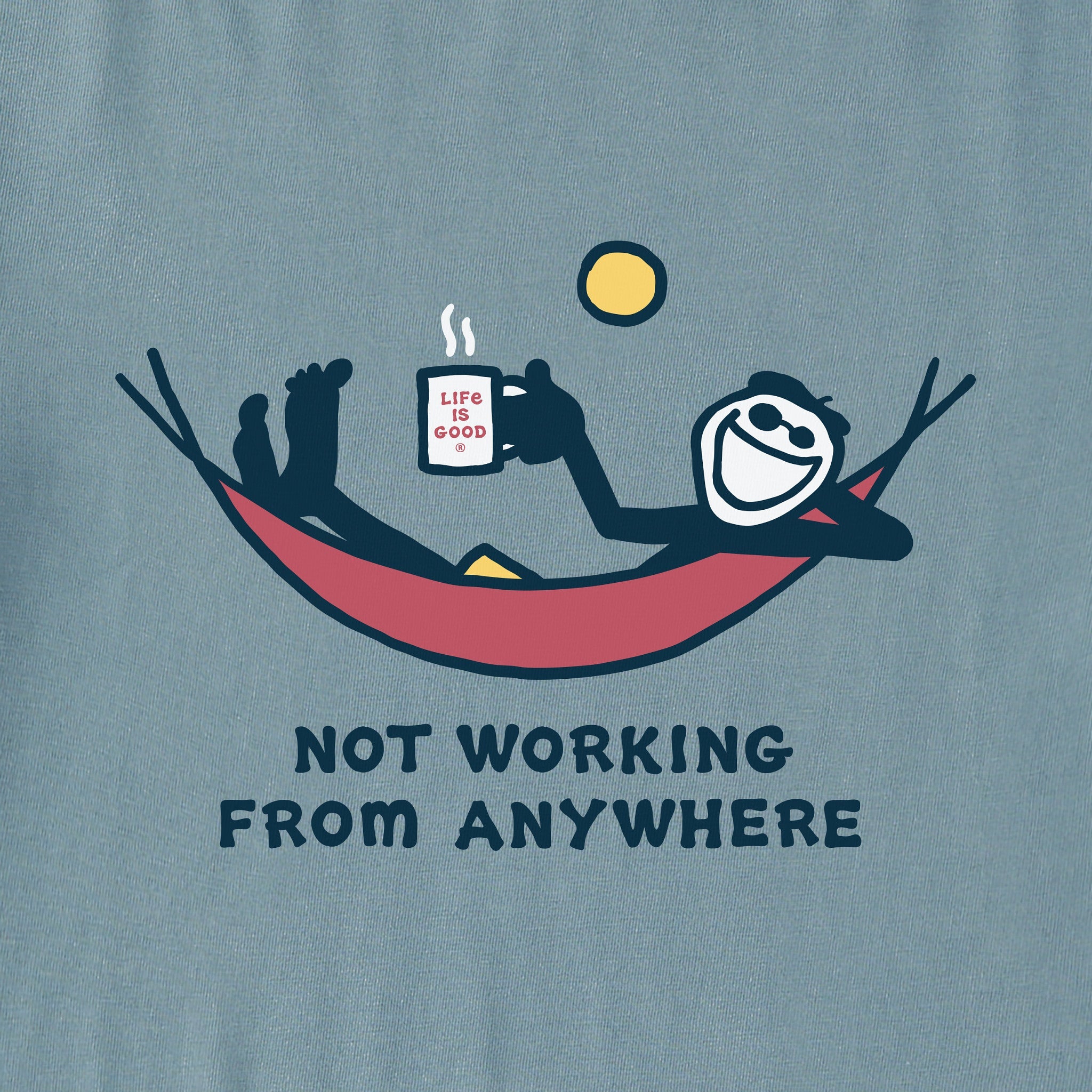 Men's Not Working Hammock Simply True Fleece Crew