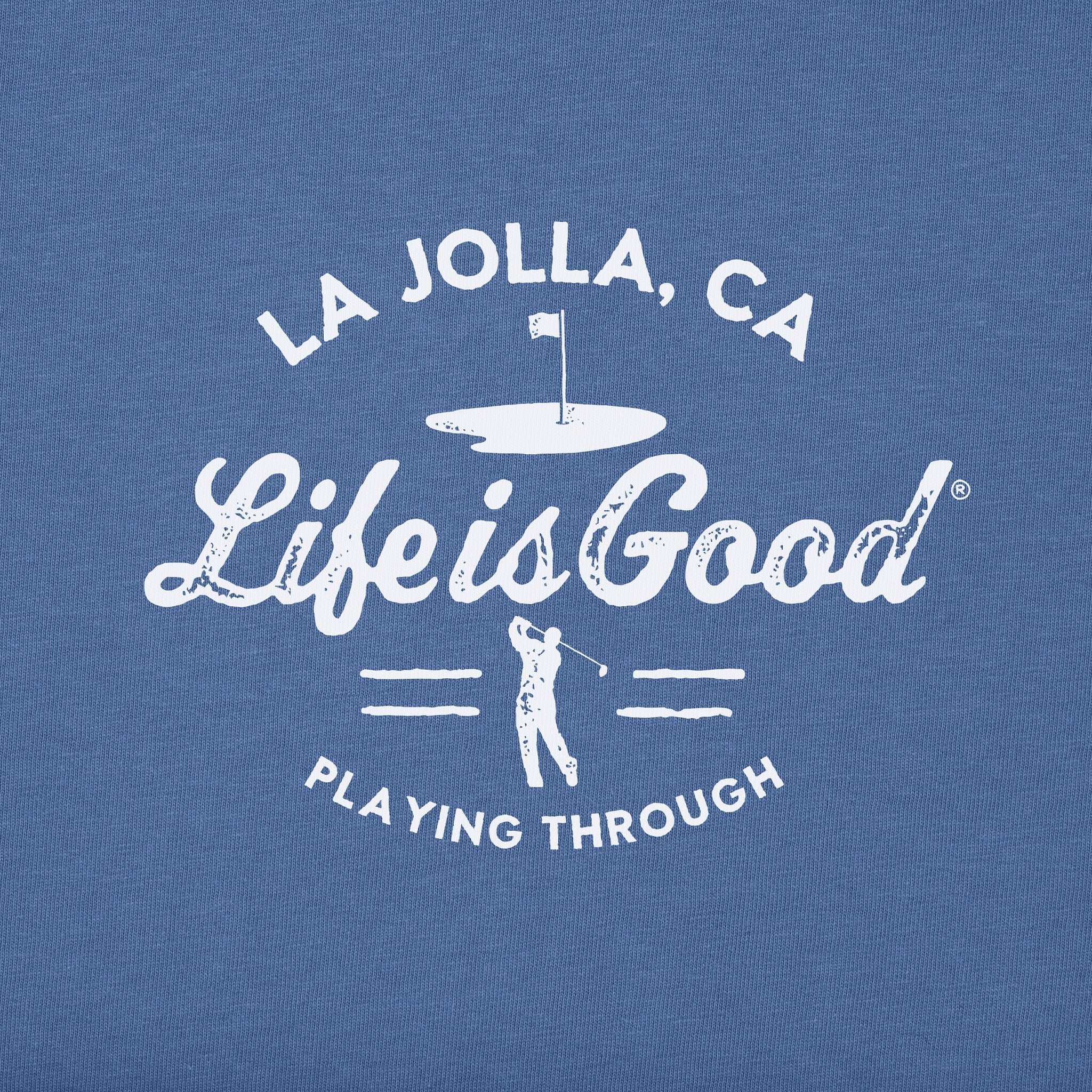 Men's ND Playing Through Golf La Jolla Short Sleeve Crusher-LITE Tee