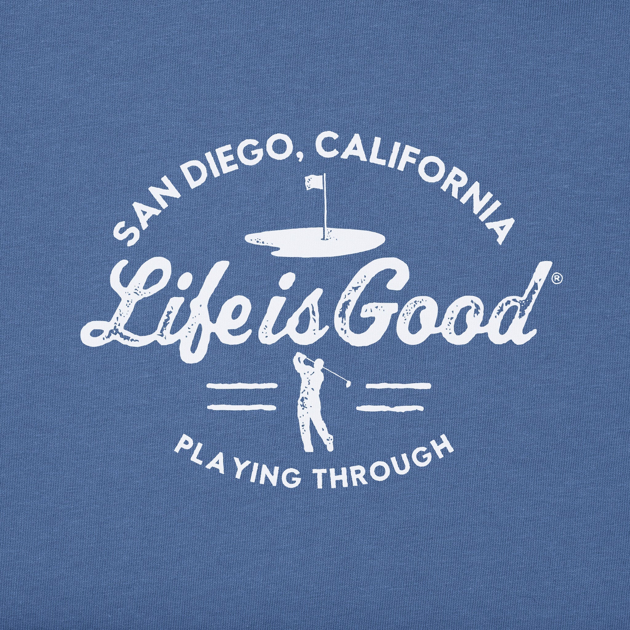 Men's ND Playing Through Golf San Diego Short Sleeve Crusher-LITE Tee