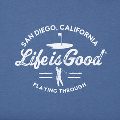 Men's ND Playing Through Golf San Diego Short Sleeve Crusher-LITE Tee