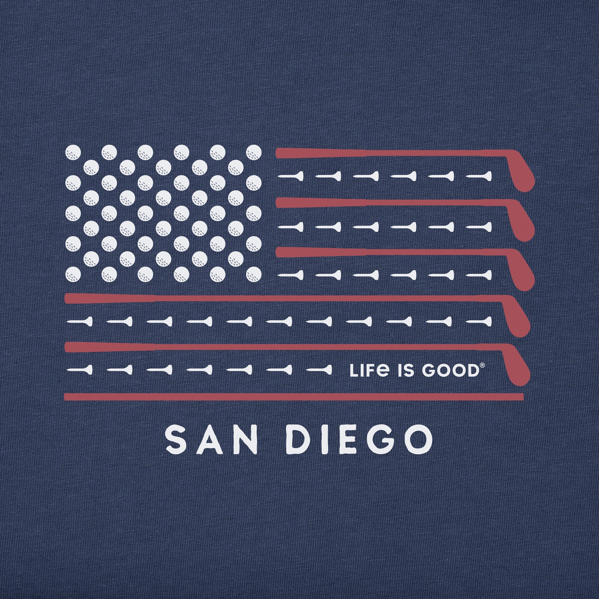 Men's ND Golf Flag San Diego Short Sleeve Crusher-LITE Tee