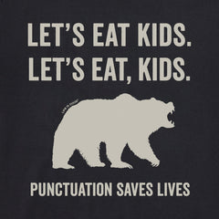 Men's Let's Eat, Kids Long Sleeve Crusher Tee
