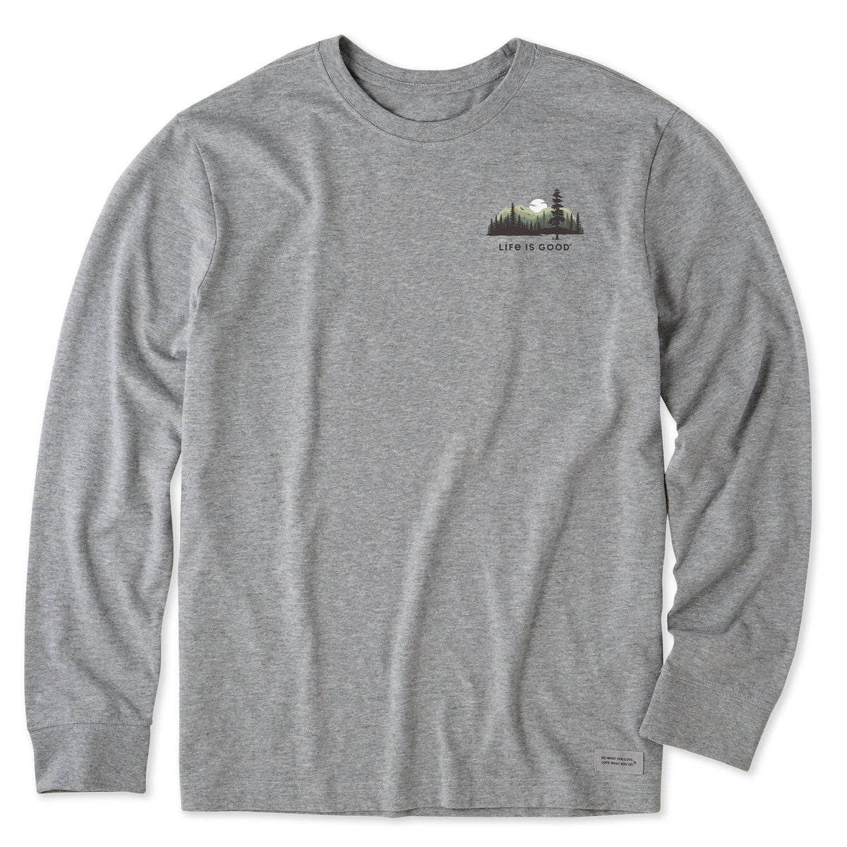 Men's Evergreen Silhouette Long Sleeve Crusher Tee