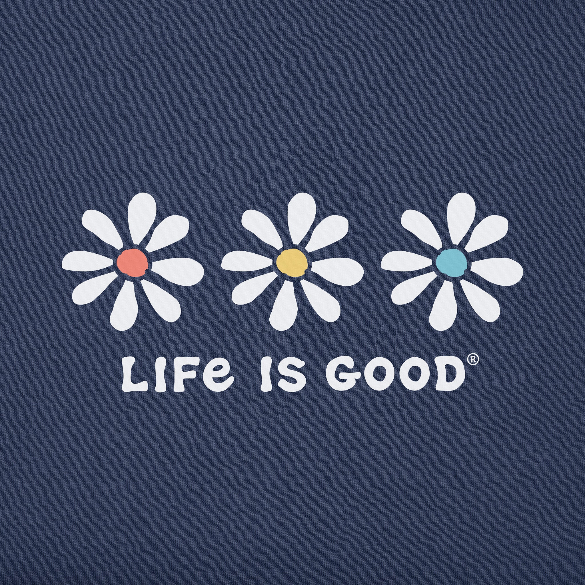 Women's 3 Daisies Long Sleeve Crusher Tee