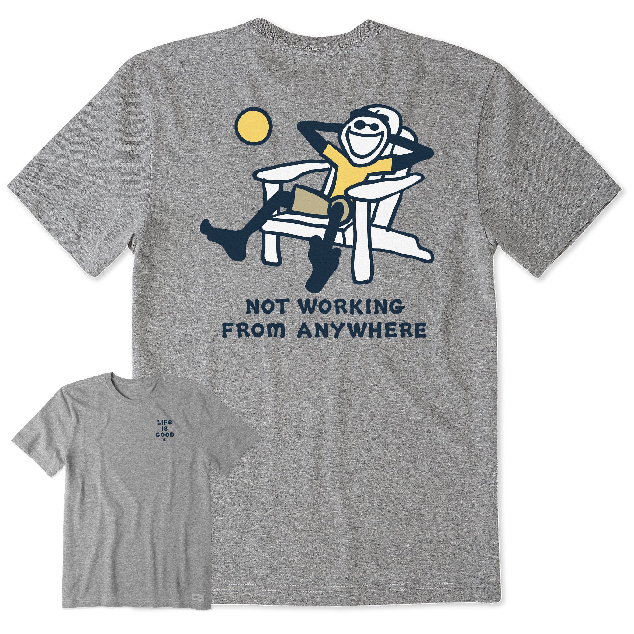Men's Jake Not Working Adirondack Short Sleeve Tee