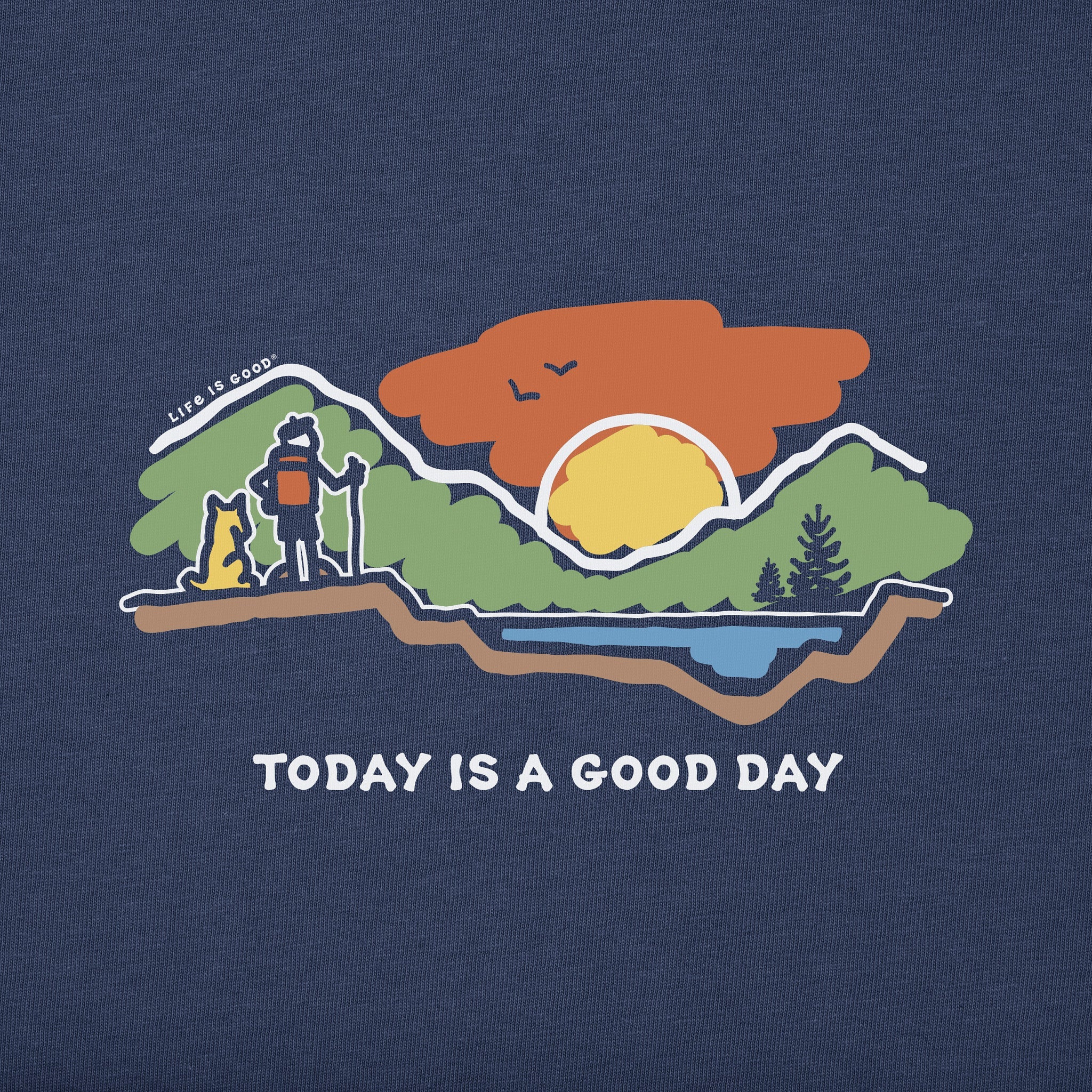 Men's Today is a Good Day Mountain Hike Short Sleeve Tee