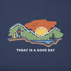 Men's Today is a Good Day Mountain Hike Short Sleeve Tee