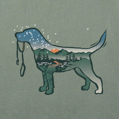 Men's Macro Micro Dogscape Short Sleeve Crusher Tee