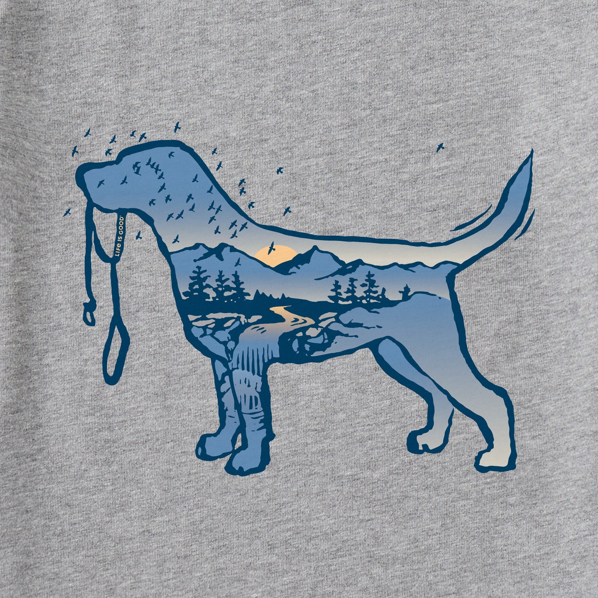 Men's Macro Micro Dogscape Short Sleeve Crusher Tee