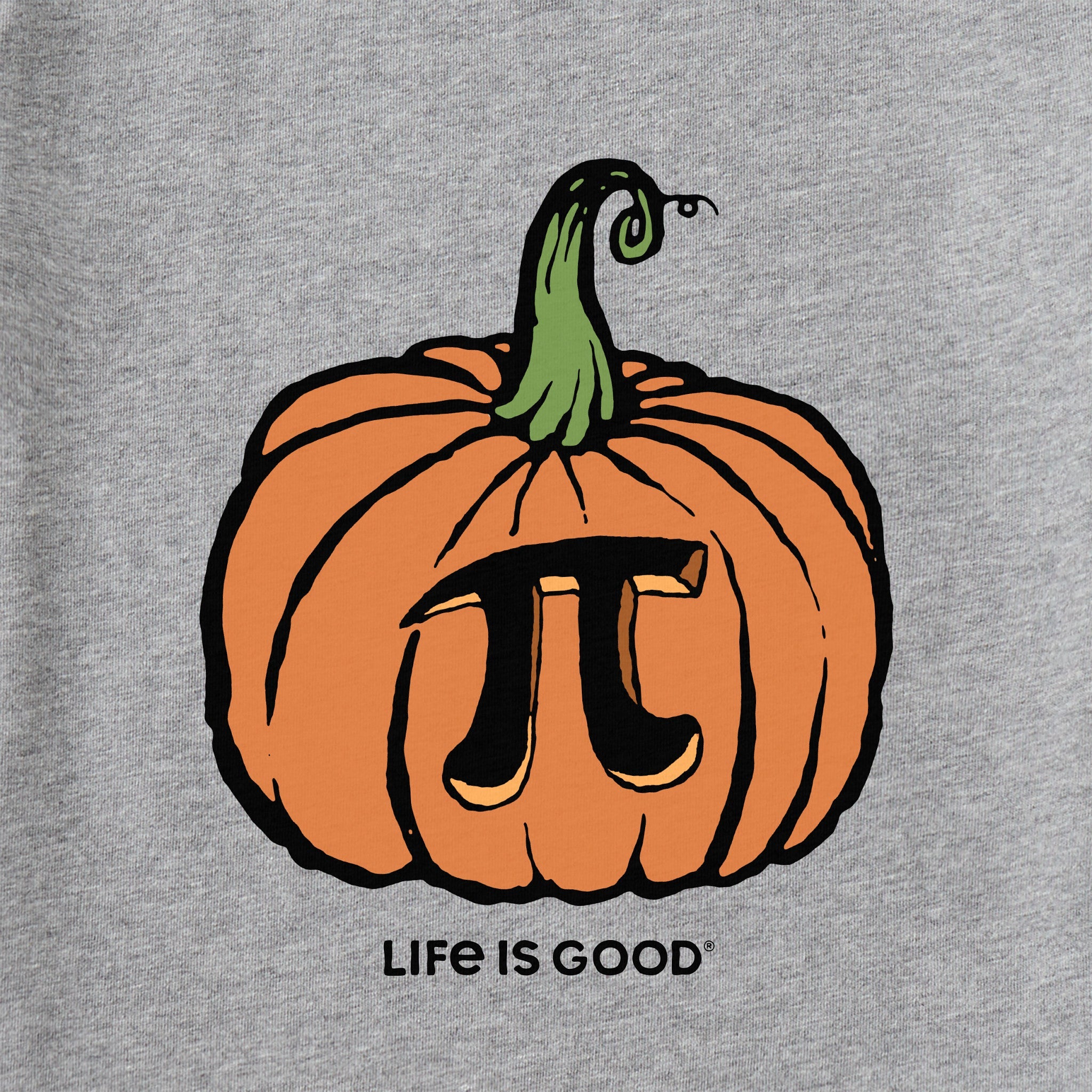 Men's Pumpkin Pi Long Sleeve Crusher Tee