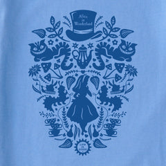 Women's Alice in Wonderland Mirror Short Sleeve Crusher Tee