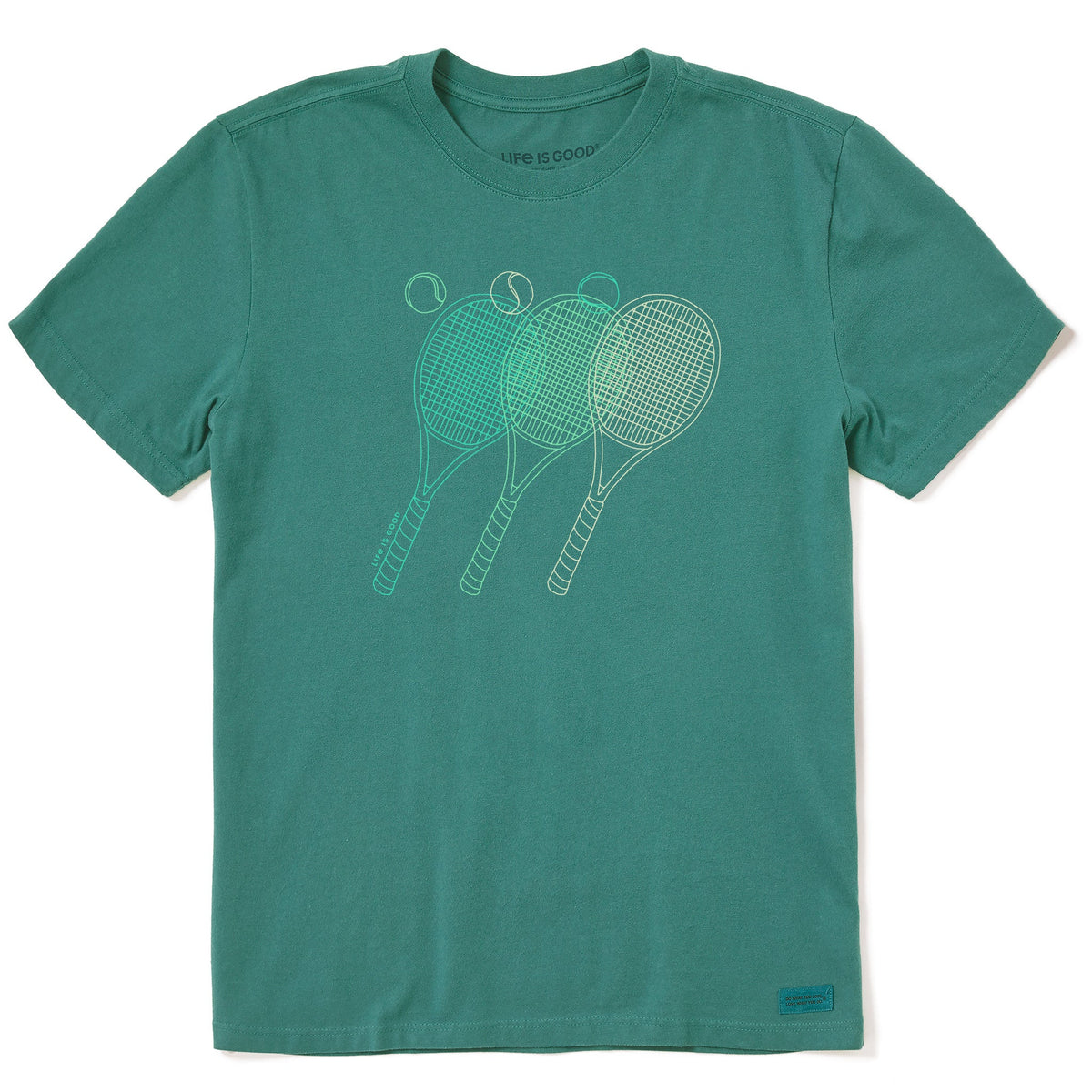 Men's Tennis Fade Short Sleeve Crusher Tee