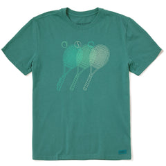 Men's Tennis Fade Short Sleeve Crusher Tee