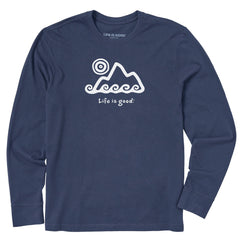 Men's Tribal Mountain Long Sleeve Crusher Tee
