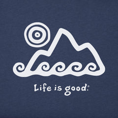 Men's Tribal Mountain Long Sleeve Crusher Tee