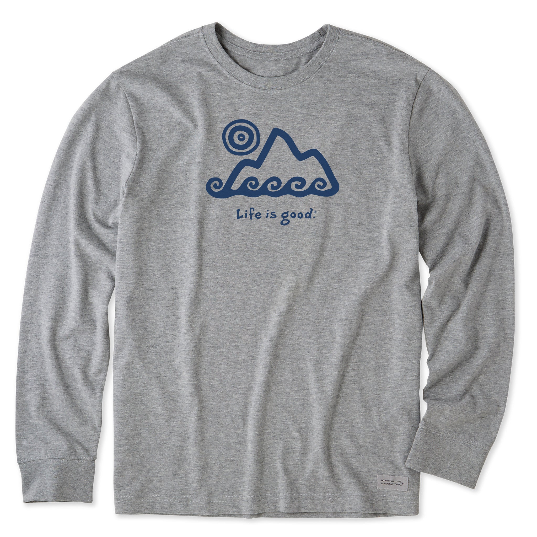 Men's Tribal Mountain Long Sleeve Crusher Tee