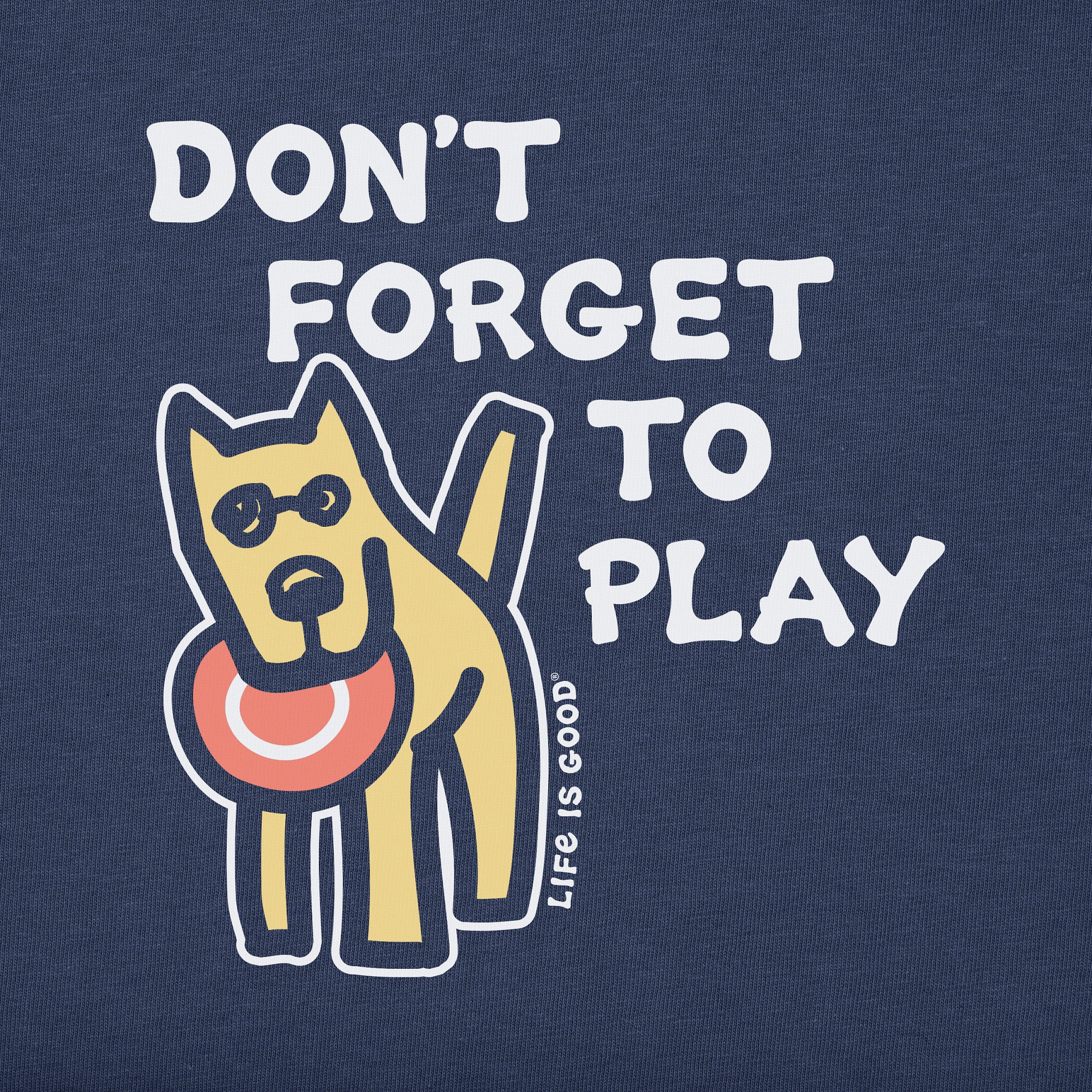 Men's Rocket Don't Forget to Play Long Sleeve Crusher Tee