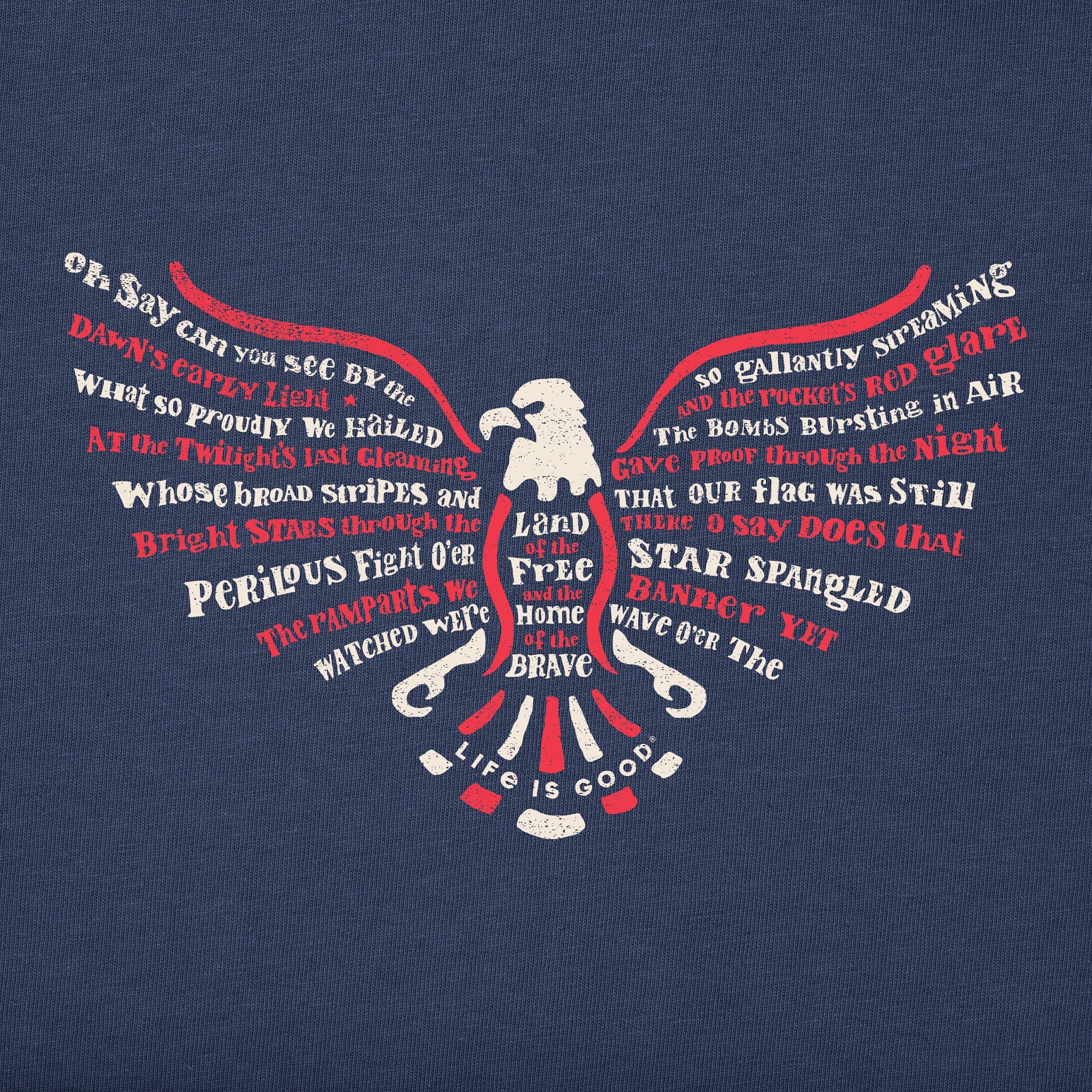 Men's Star Spangled Eagle Short Sleeve Tee